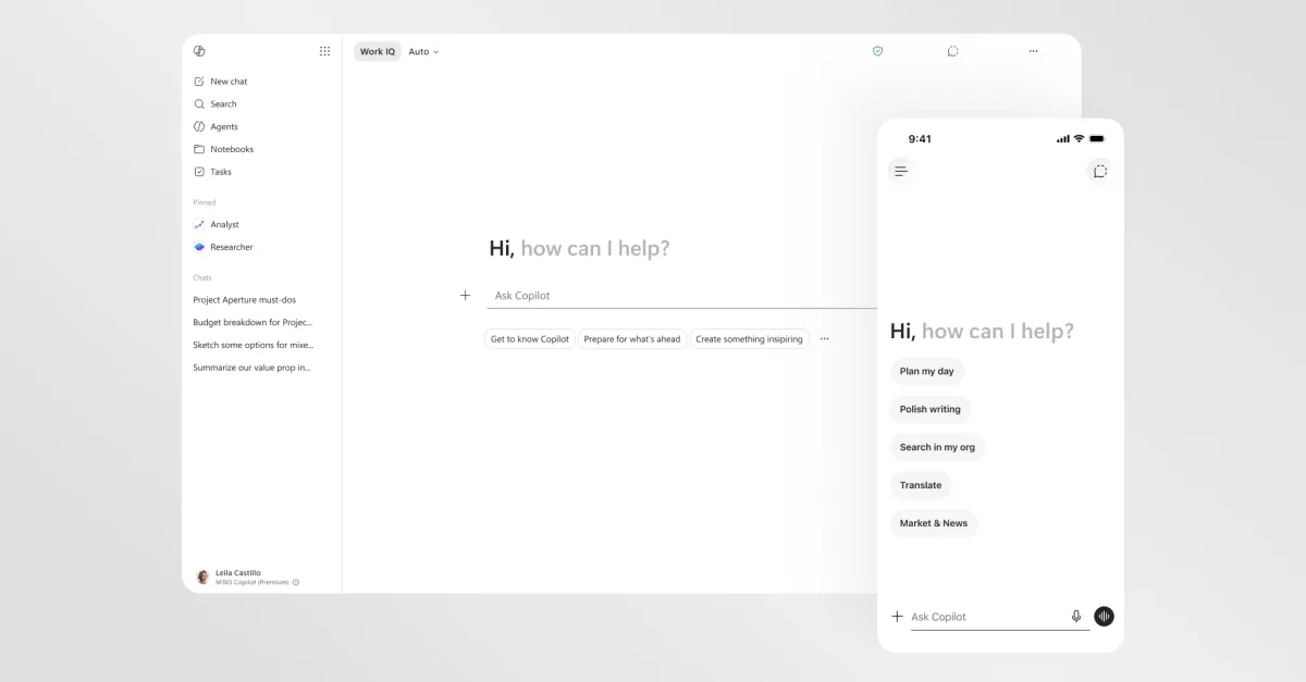 Microsoft 365 Copilot Mendapatkan Peningkatan Kecepatan dan Desain Baru