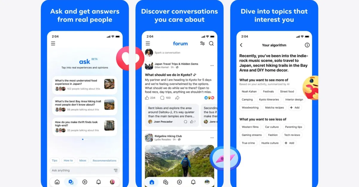 Forum Meta, Gabungan Antara Reddit, Facebook, dan AI Google